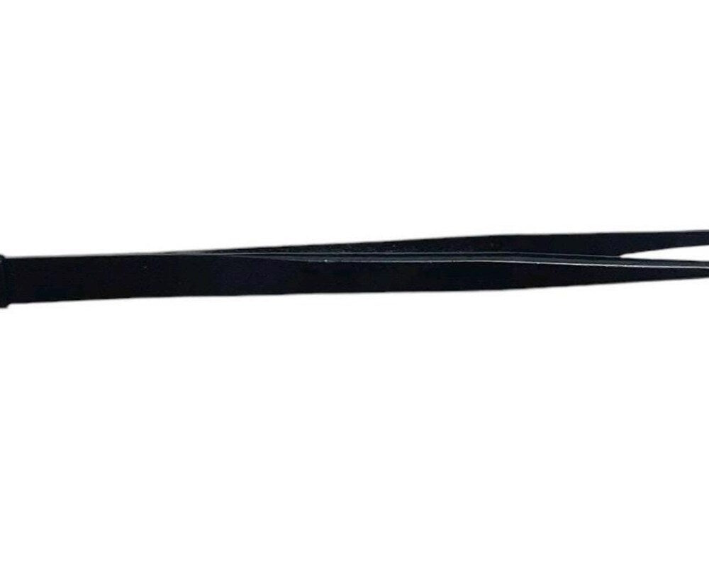 Precision Tweezers for Nail Stickers, Black and Pink Tweezers for Easy Application, Stainless Steel Nail Art Tools